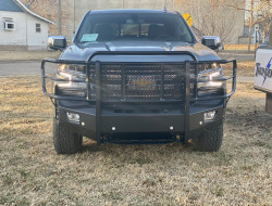 2019 2020 2021 2022 GMC CHEVY 1500 diesel, front end replacement, bumper, tread plate, receiver, Grille Guard, Front Camera, Front Sensors, Cattle Guard, TS bumper, Thunder Struck Bumper, Ranch Hand, Diamond, Tread, front bumper, smooth
