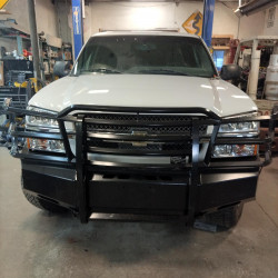 2003 2004 2005 2006 2007 Classic Chevy 2500HD 3500 Premium Front Bumper, front bumper, ranch hand, smooth steel, Elite Series, Front Sensors