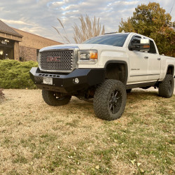 2015 2016 2017 2018 2019 GMC 2500 2500HD 3500 3500HD Premium Front Bumper, front bumper, ranch hand, smooth steel