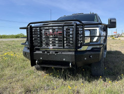 2024 GMC 2500 2500hd 3500 3500hd gas diesel, front end replacement, bumper, tread plate Grille Guard, Front Camera, Front Sensors, Cattle Guard, TS bumper, Thunder Struck Bumper, Ranch Hand, Diamond, Tread, front bumper, smooth